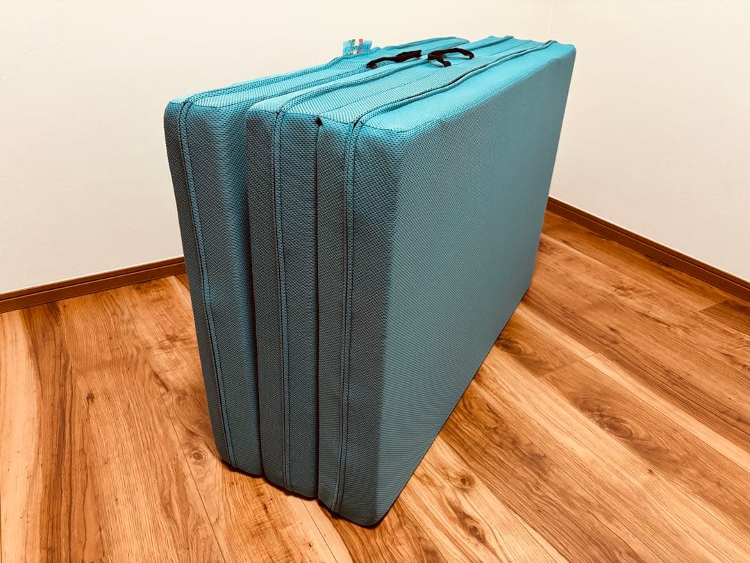 マニフレックス　メッシュウイング　シングル　ミッドブルー