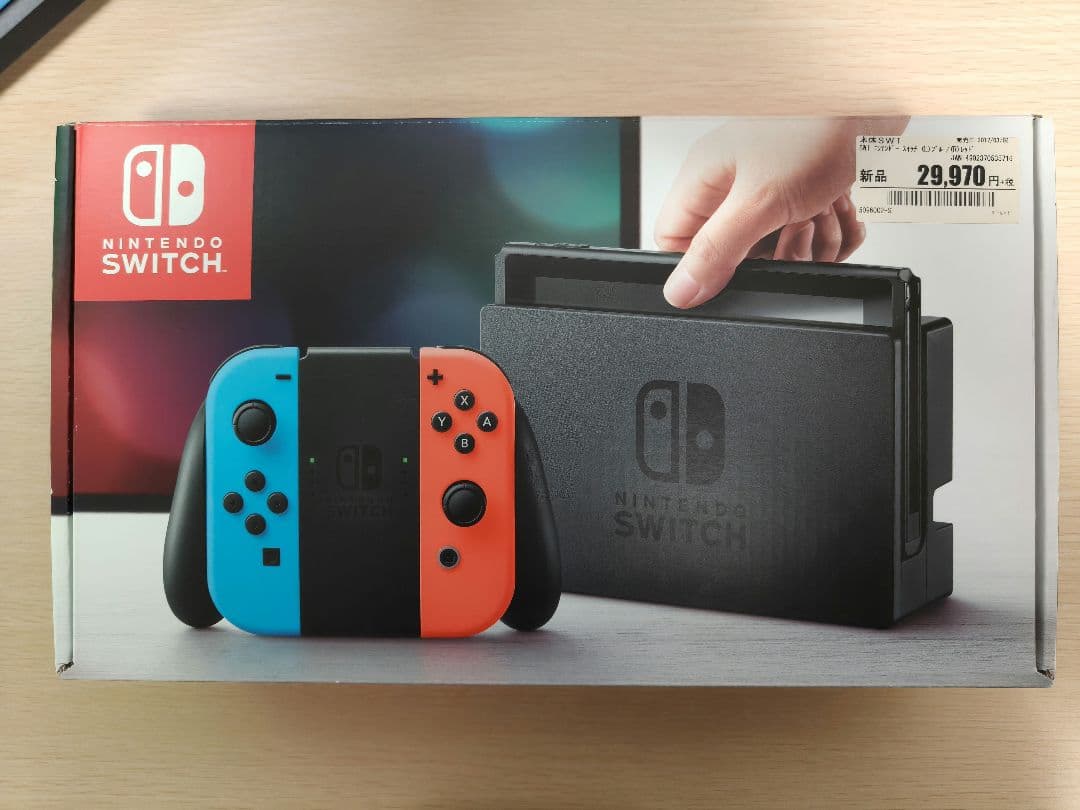 ​【プロコン＆SD128GB付】Switch本体 初期型 すぐ遊べるセット