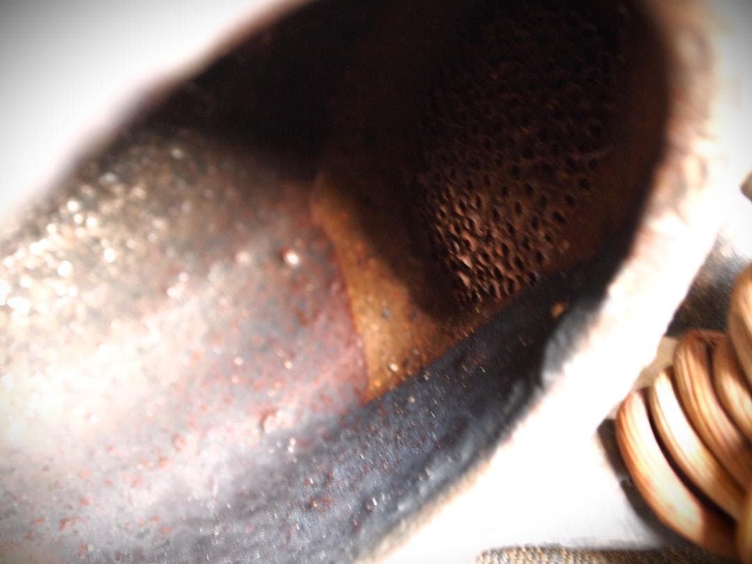 人気作家★加地学【師：森岡成好】★窯変黒土瓶