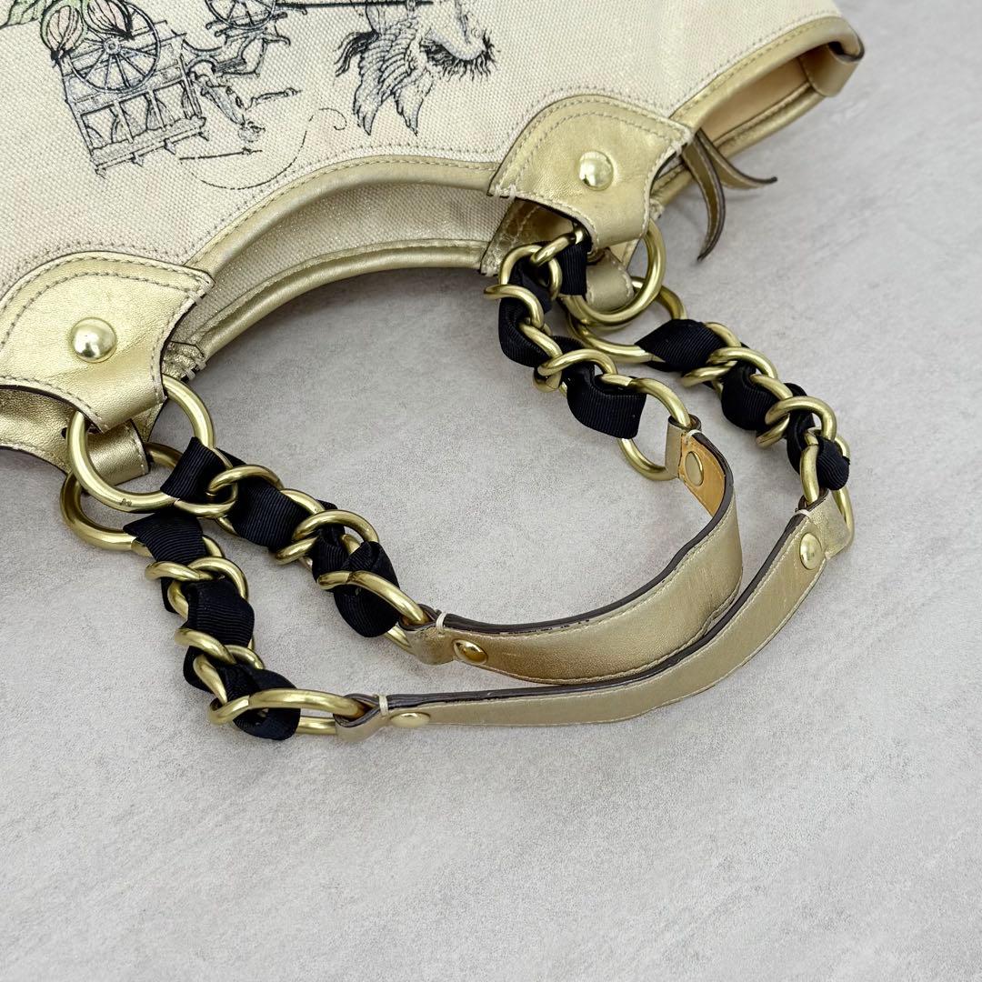 COACH トートバッグ タトゥーグラフィック バラモチーフ 肩掛け可能 レア