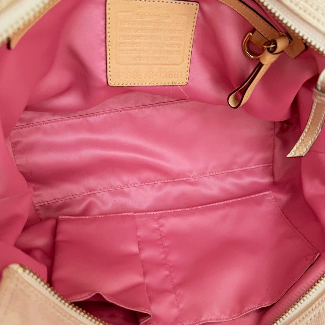 COACH トートバッグ タトゥーグラフィック バラモチーフ 肩掛け可能 レア