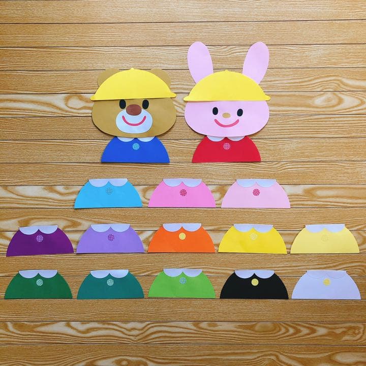 くま うさぎ スモック 壁面飾り オーダー