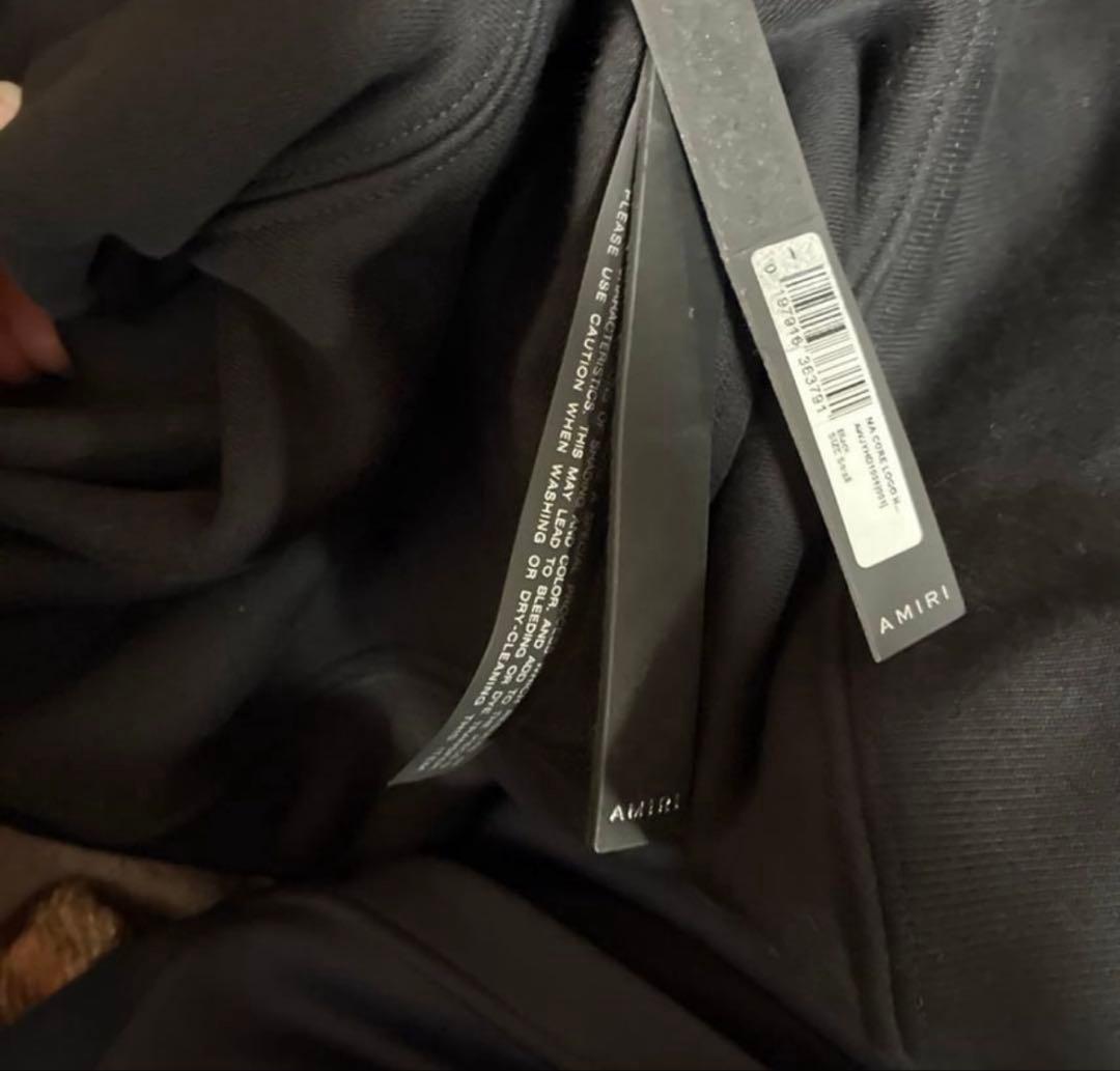 AMIRI MA CORE LOGO HOODIE BLACK Mサイズ