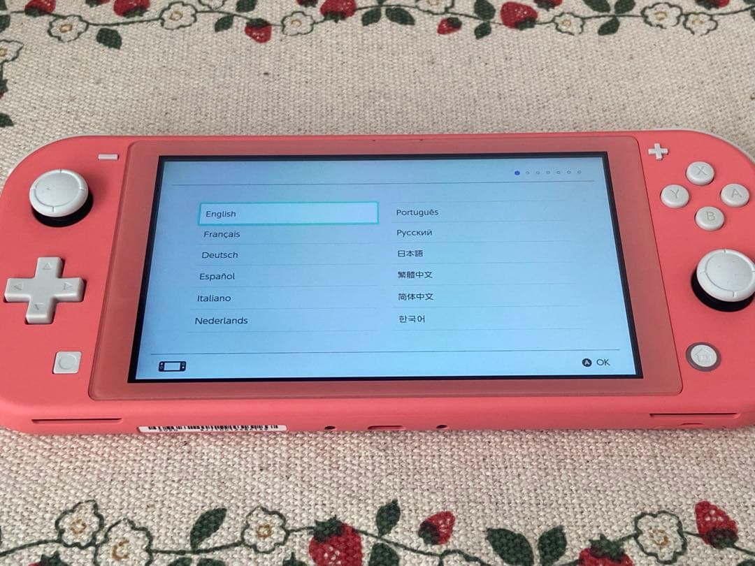 [美品] Nintendo Switch Lite (コーラルピンク) 本体