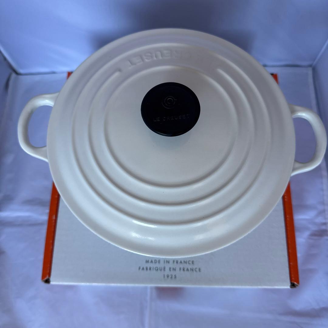 LE CREUSET ル・クルーゼ ココットロンド 20㎝ 白