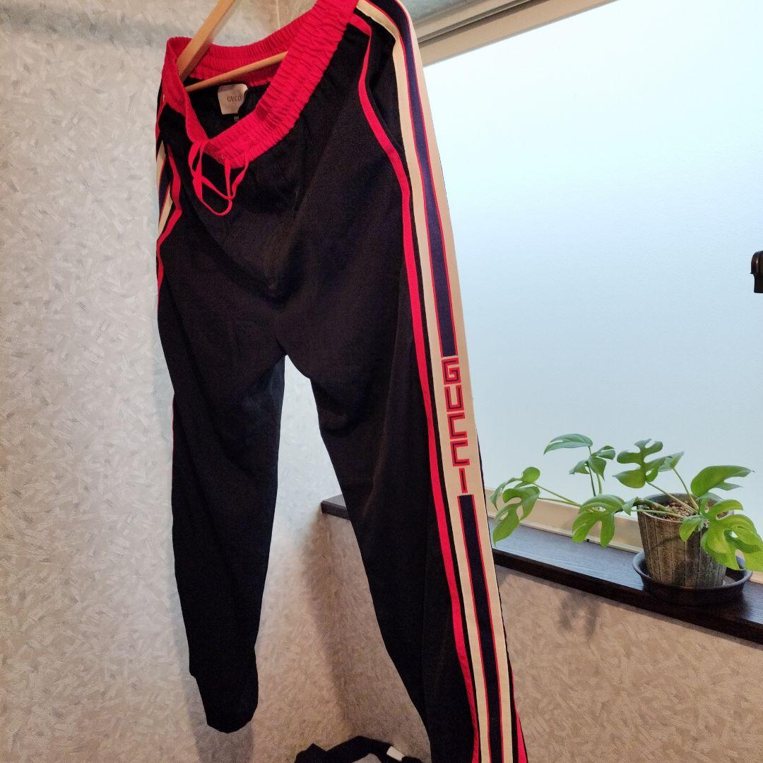 GUCCI ストライプ トレーニングパンツ