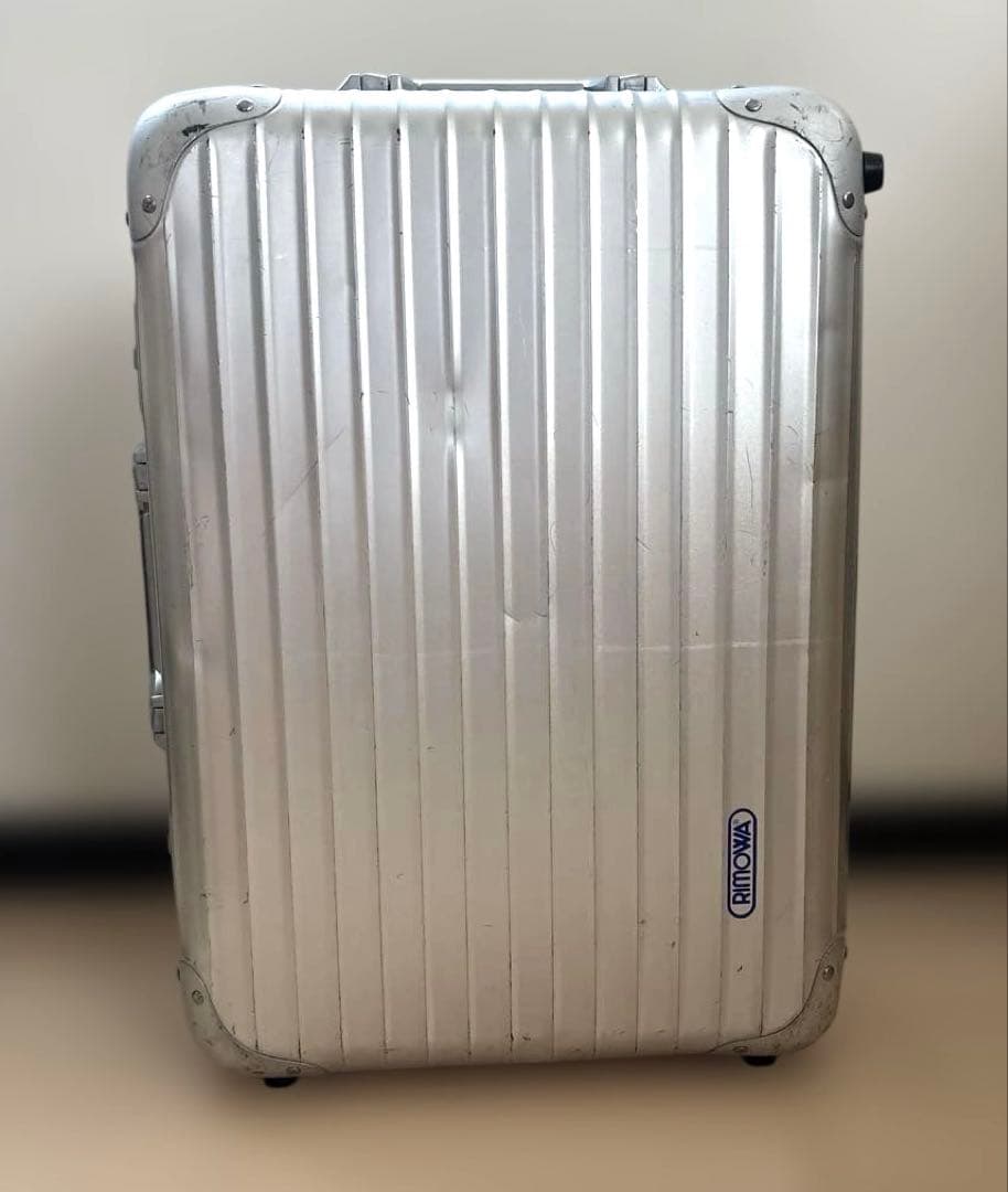 コ*グ様 希少 RIMOWA リモワ トパーズ キャビントローリー　青ロゴ2輪