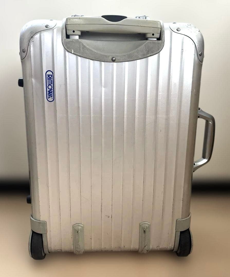 コ*グ様 希少 RIMOWA リモワ トパーズ キャビントローリー　青ロゴ2輪