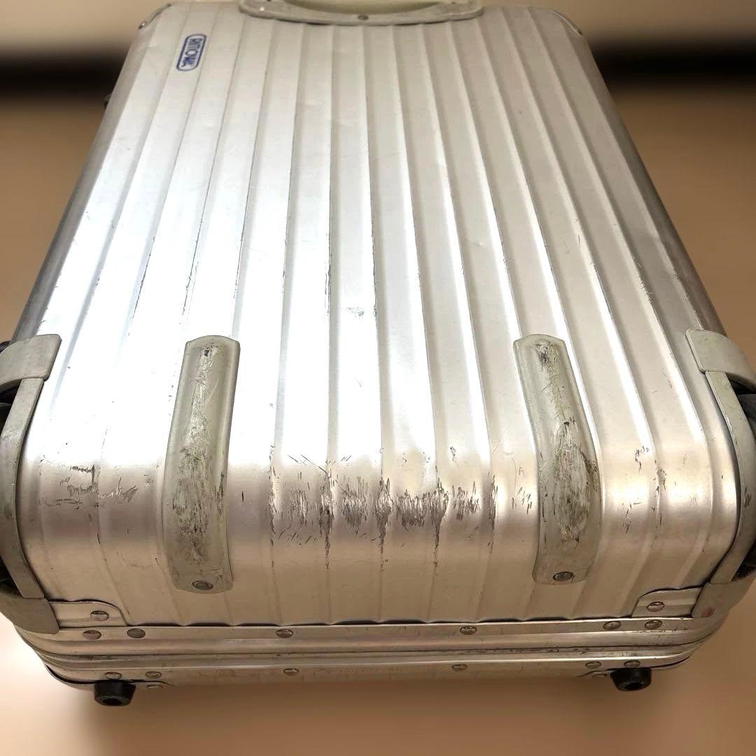 コ*グ様 希少 RIMOWA リモワ トパーズ キャビントローリー　青ロゴ2輪