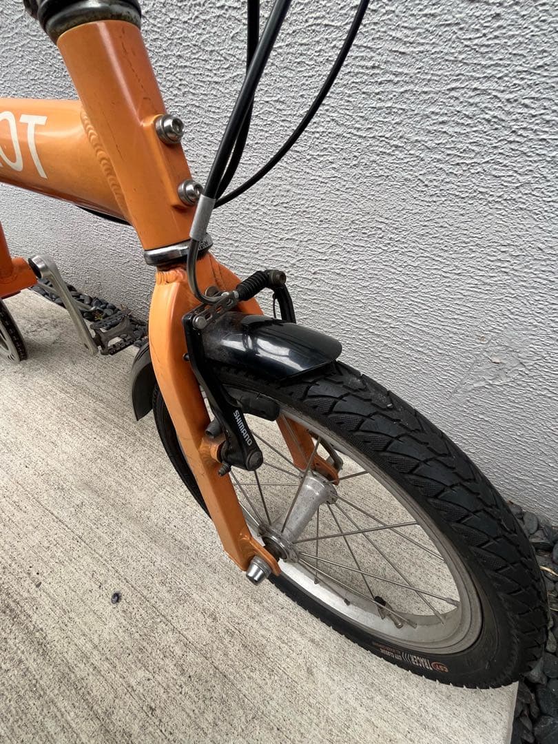 PEUGEOT 折り畳み自転車コリブリ　オレンジ(北海道、沖縄除く)