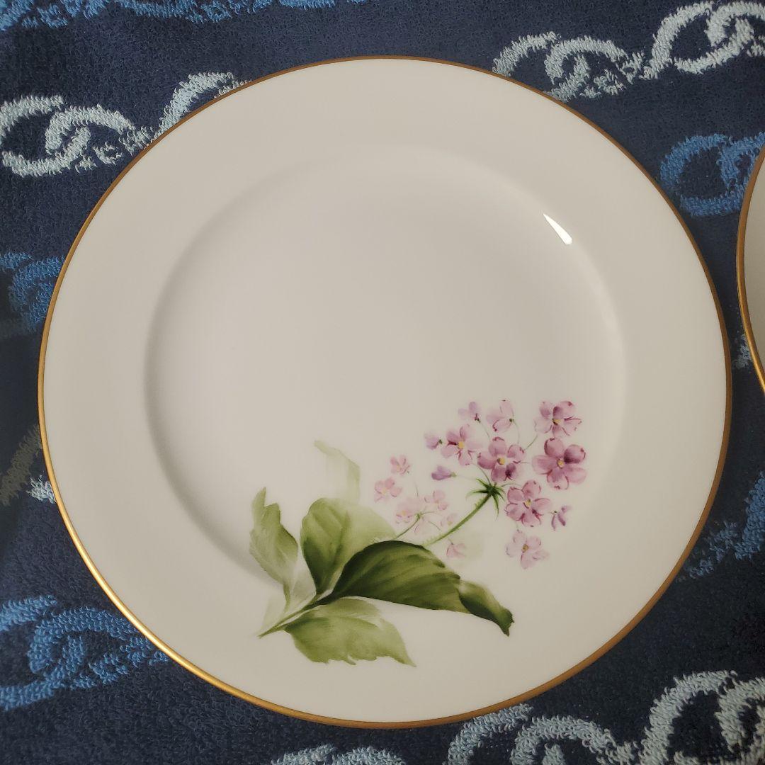 貴重　ハンドペイント　大倉陶園　花柄　プレート6枚セット　オークラ　アンティーク