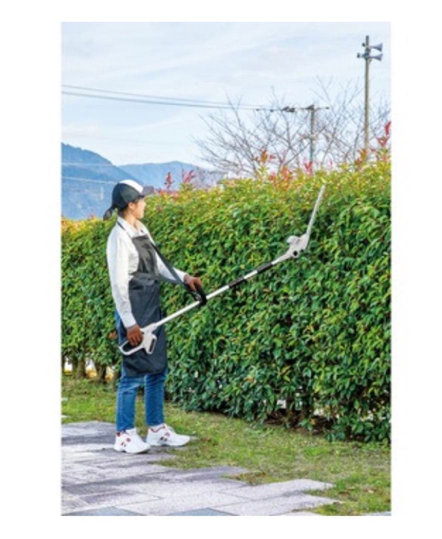 タカギ 14.4V充電式伸縮ポールヘッジトリマー