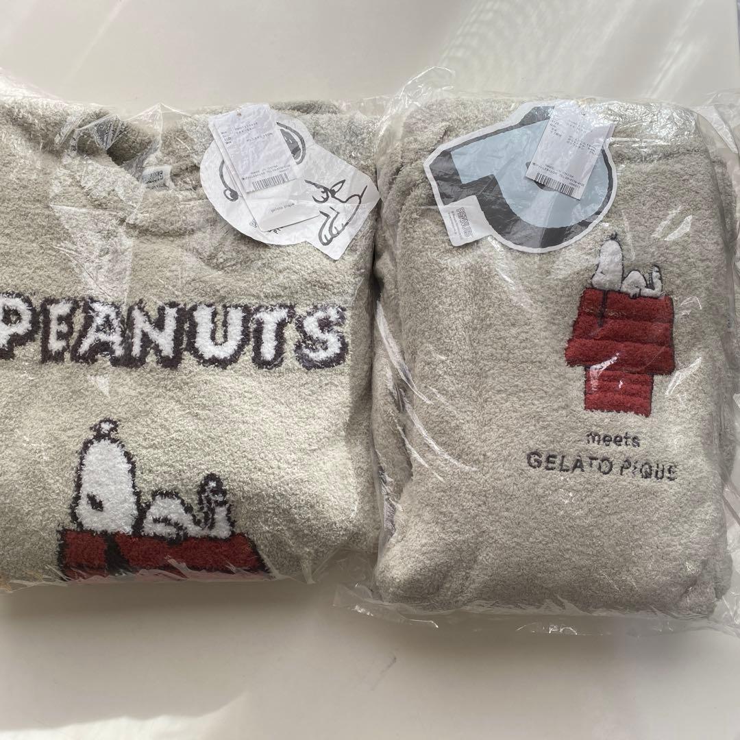 【新品タグ付】ジェラートピケ スヌーピー 上下セット メンズ レディース