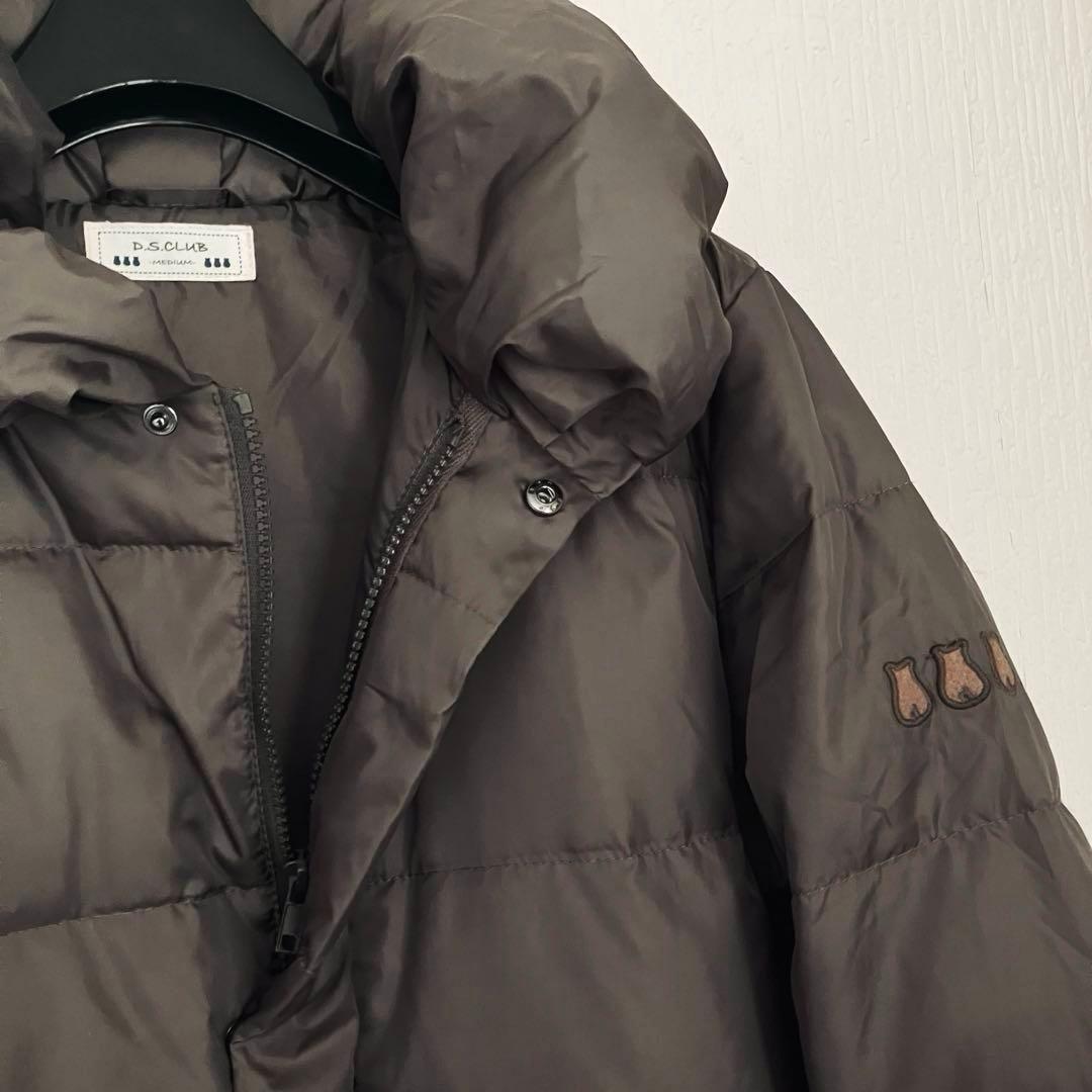 【ドラッグストアーズ】美品 ライト ダウン ロングコート オリーブ M