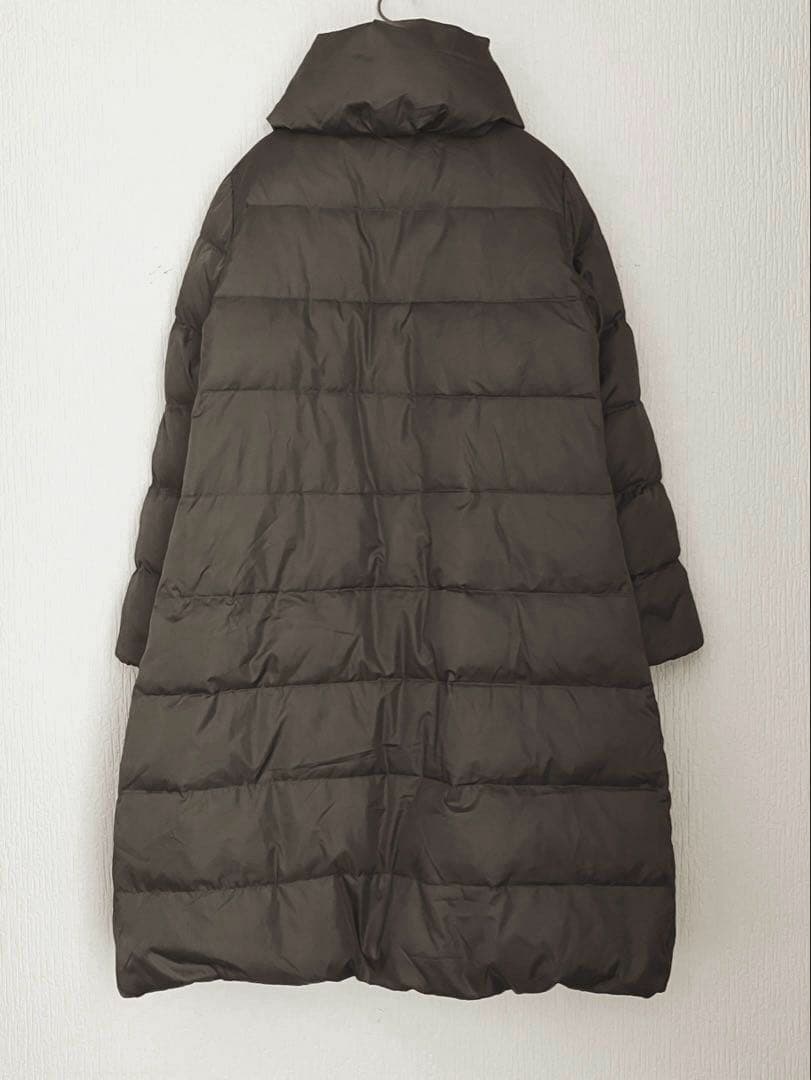 【ドラッグストアーズ】美品 ライト ダウン ロングコート オリーブ M