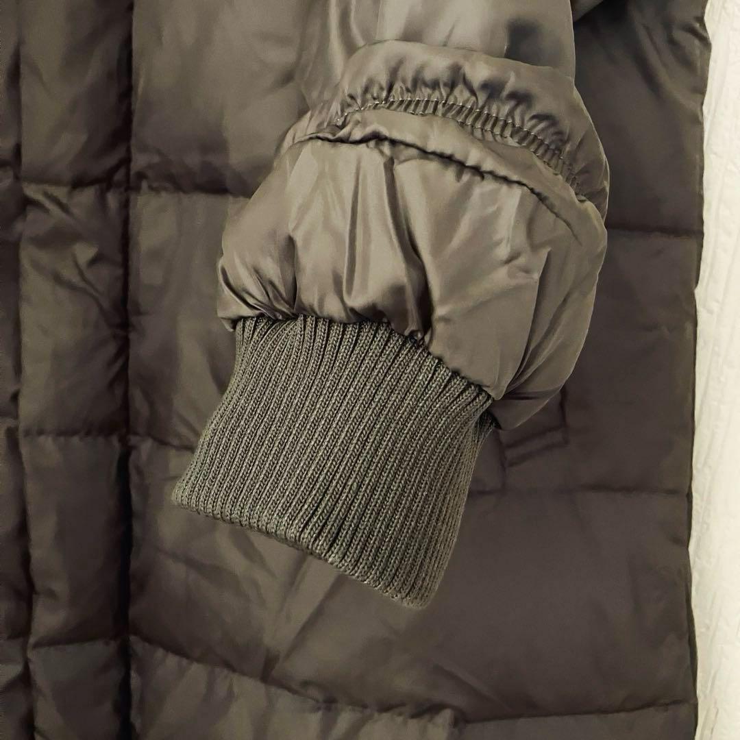 【ドラッグストアーズ】美品 ライト ダウン ロングコート オリーブ M