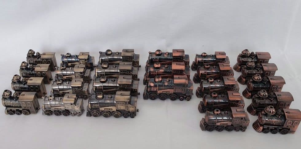 ヴィンテージライター 25個セット　卓上機関車 蒸気機関車 鉄道
