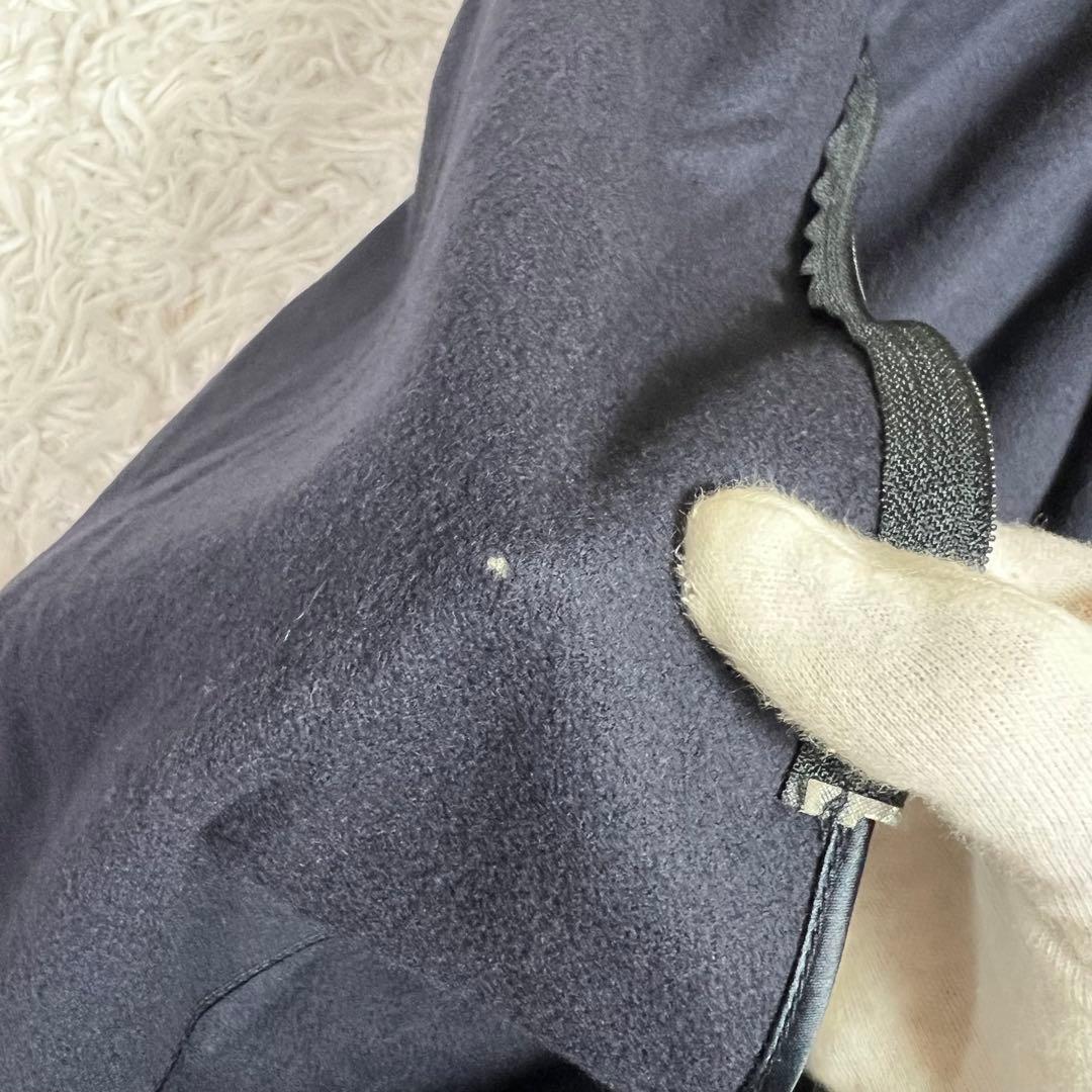 美品 大きいサイズ 2way ブルックスブラザーズ バルマカーンコート 42 紺