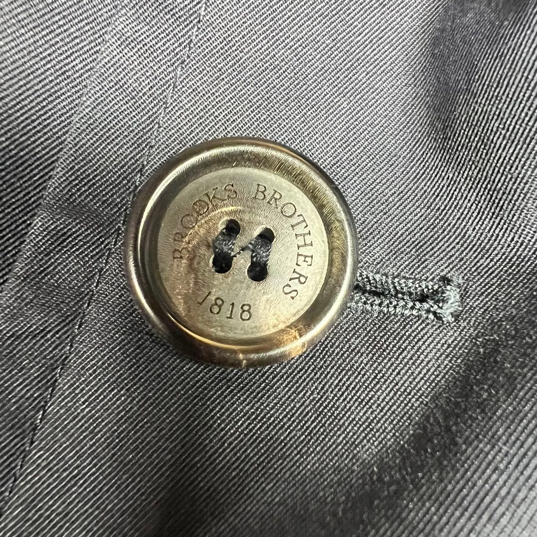 美品 大きいサイズ 2way ブルックスブラザーズ バルマカーンコート 42 紺