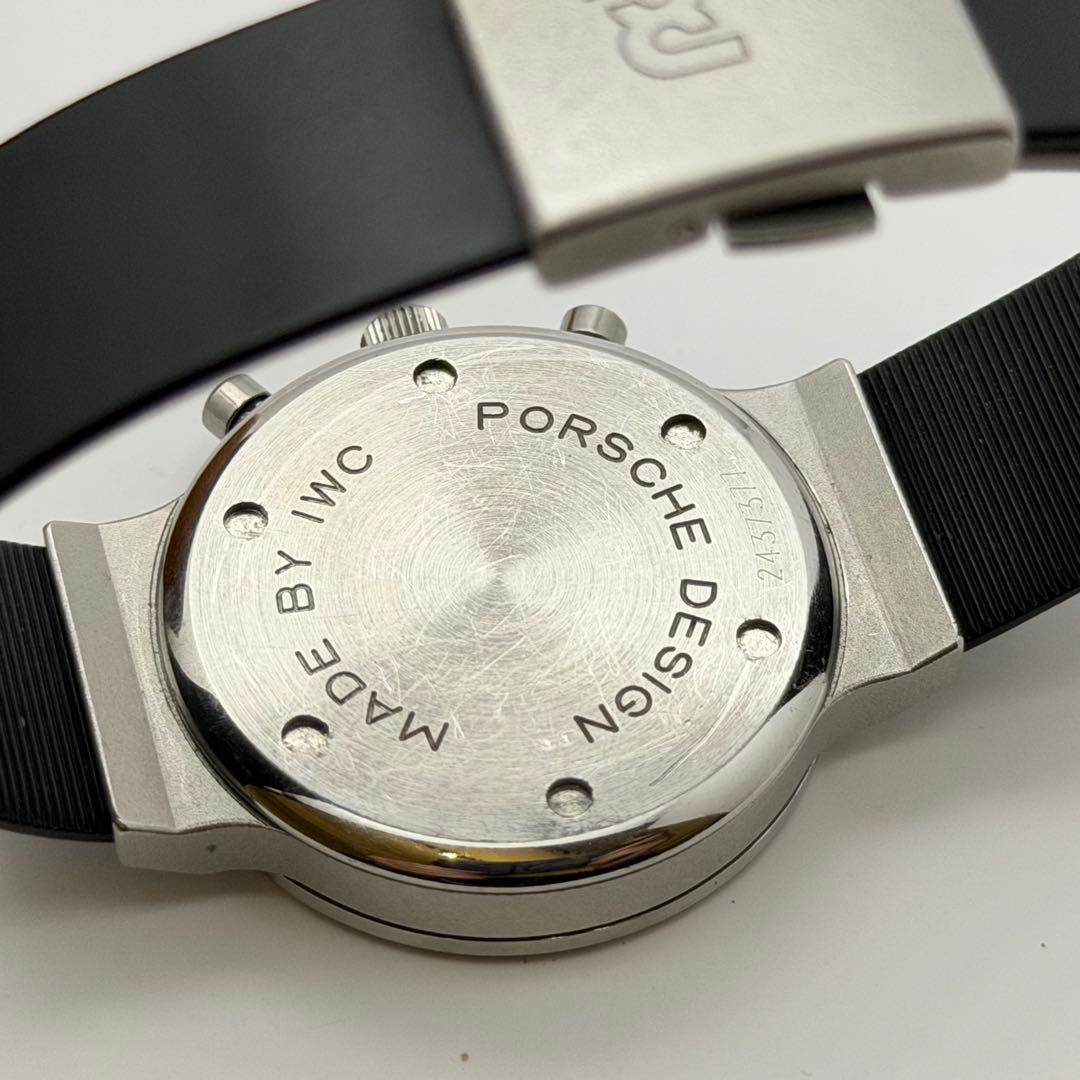 【超希少】ポルシェデザイン　ブラック　クォーツ　IWC 美品