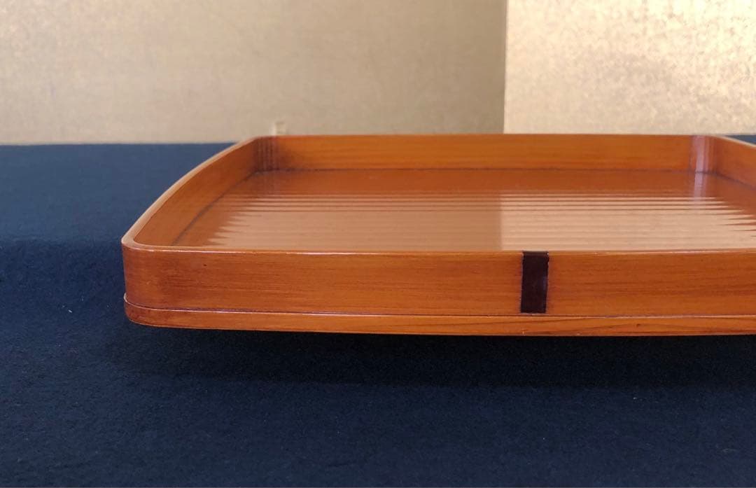 《R》飛騨春慶塗 吸物膳10客 小膳 木製漆器 木箱　260203く4