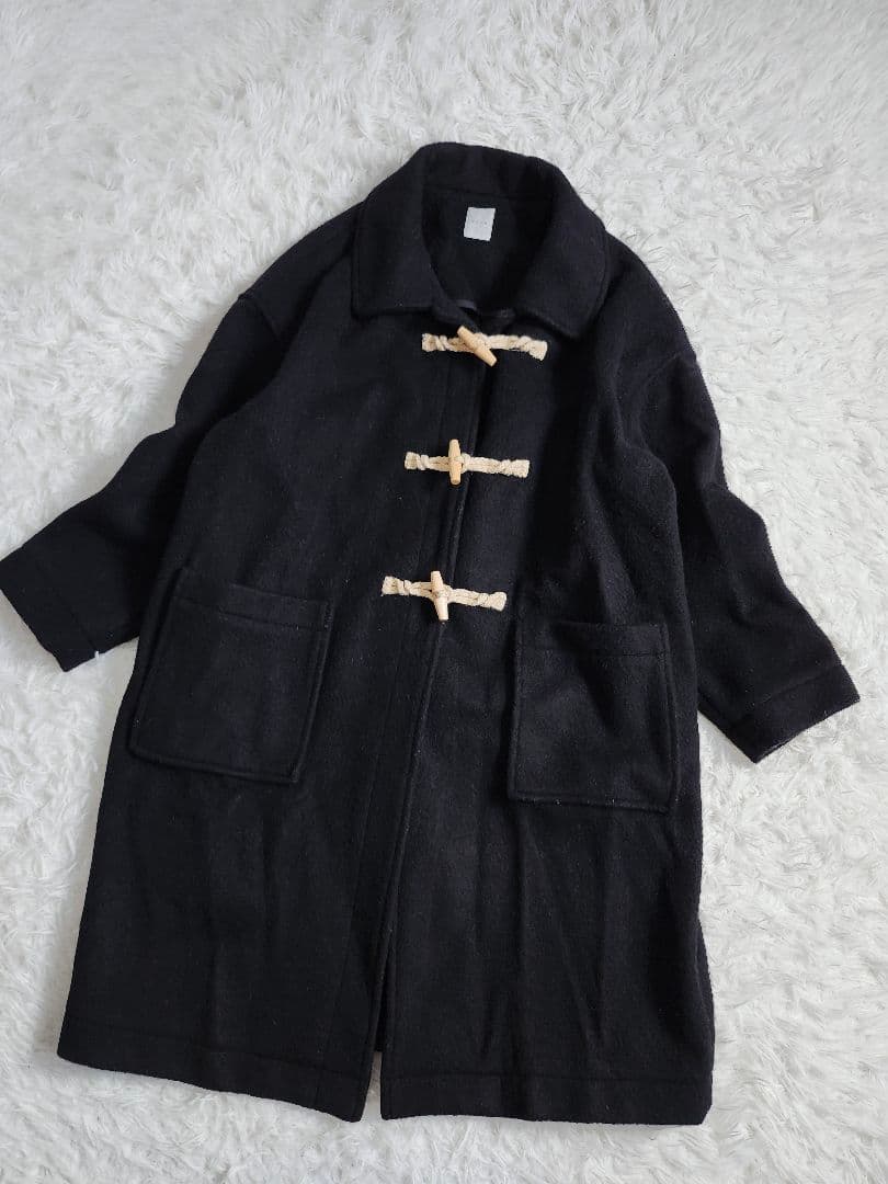 休日と詩　ウール　ダッフルコート