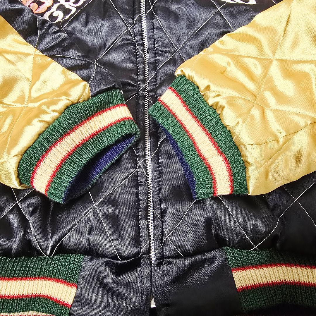 テーラー東洋 別珍 スカジャン 舞妓 鷹 日本 龍 刺繍 L 美品