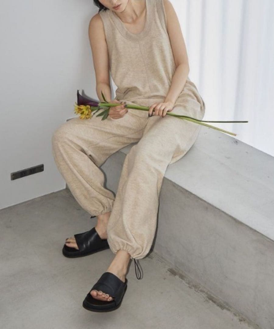 トゥデイフル コットンリネンラフコンビネゾン36