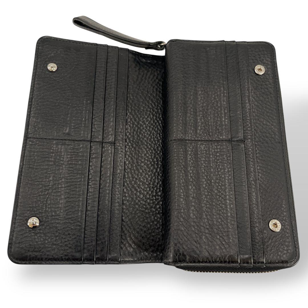 PORTER 長財布　ソーク　ロングウォレット　ラウンドジップ　ブラック　レザー