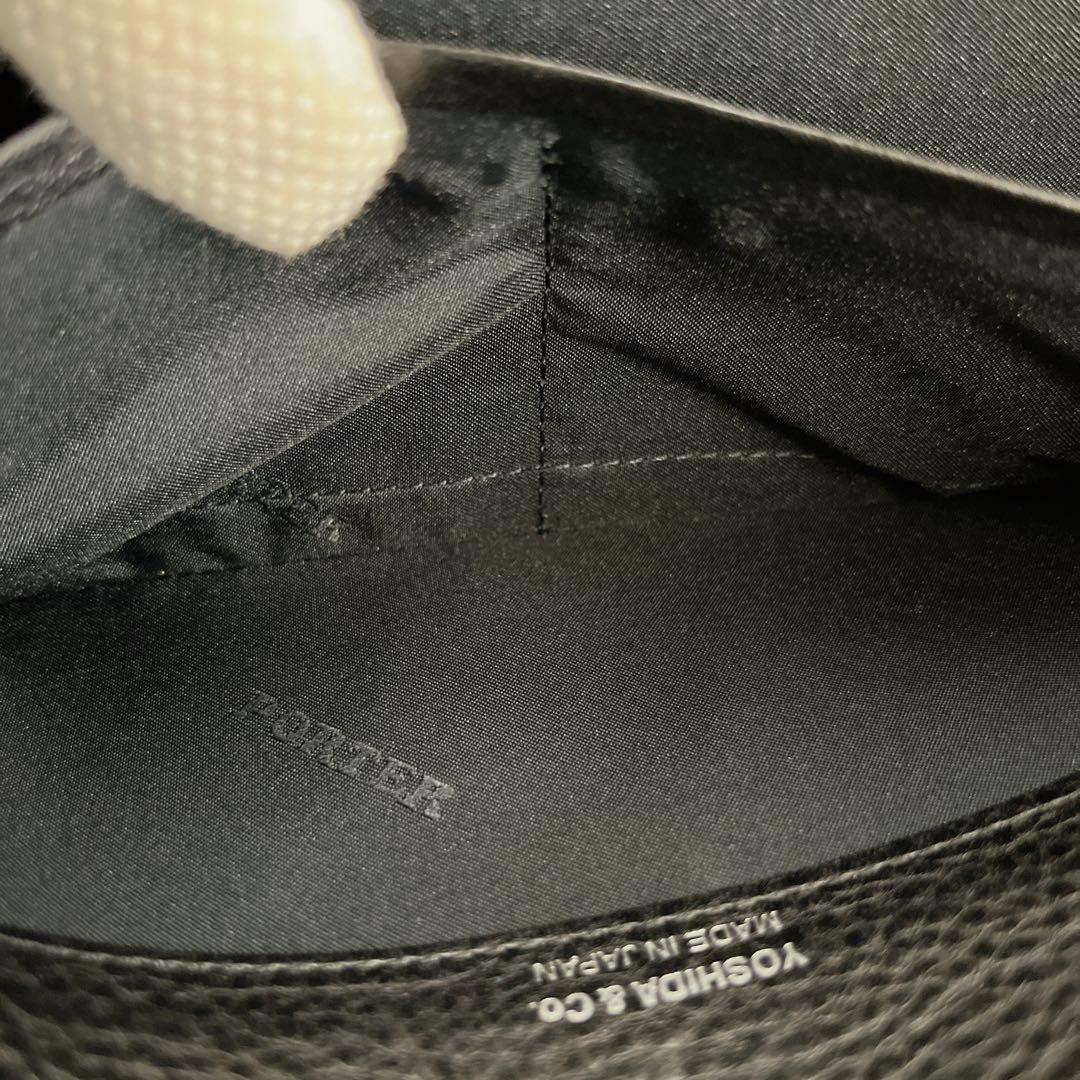 PORTER 長財布　ソーク　ロングウォレット　ラウンドジップ　ブラック　レザー