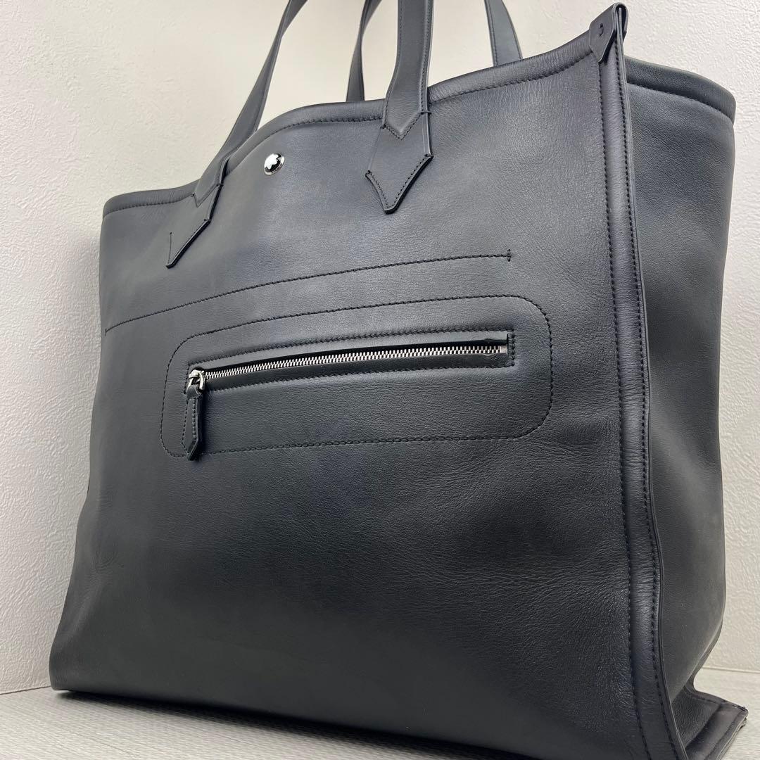 現行・極美品✨ MONTBLANC モンブラン トートバッグ ソフト ミディアム
