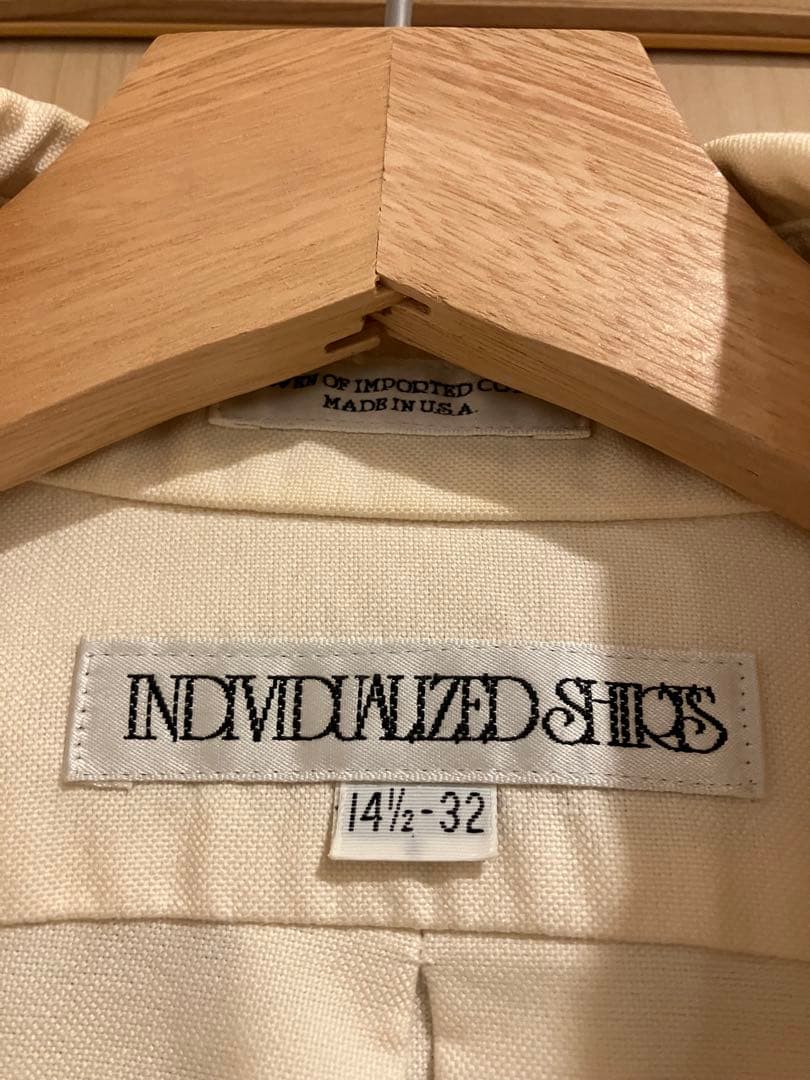 【名品】インディヴィジュアライズド　ボタンダウン　シャツ　MADE IN USA