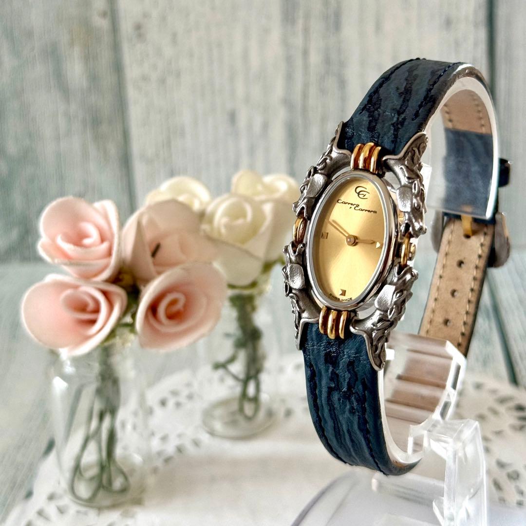 【希少】Carrera y carrera カレライカレラ 腕時計 カバロス