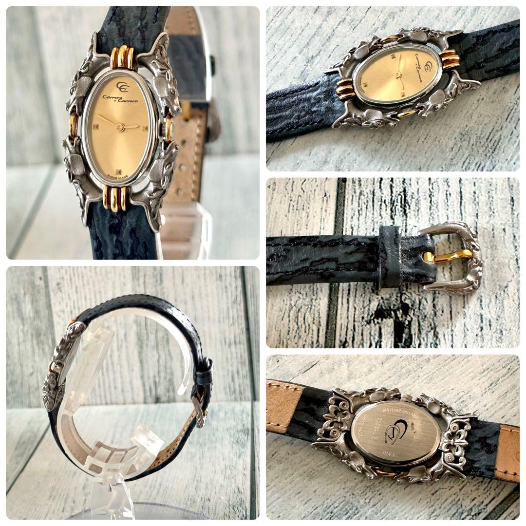 【希少】Carrera y carrera カレライカレラ 腕時計 カバロス