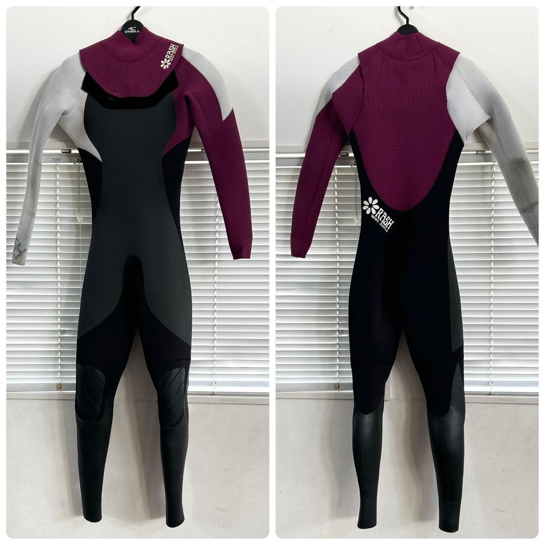 RASH ラッシュレディース ウェットスーツ セミドライ　3mm ノンジップ