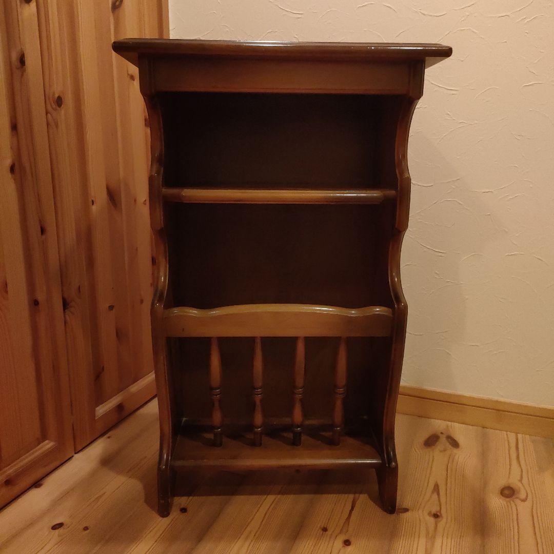 カリモク　棚　マガジンラック　電話台