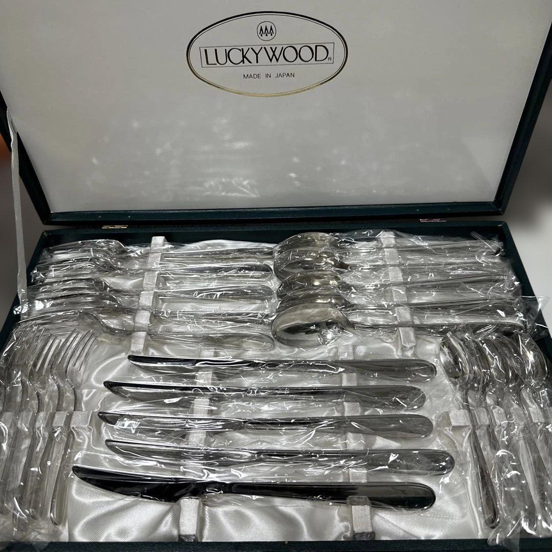 LUCKYWOOD カトラリーセット 日本製&マリクレールキッチンギャゼット
