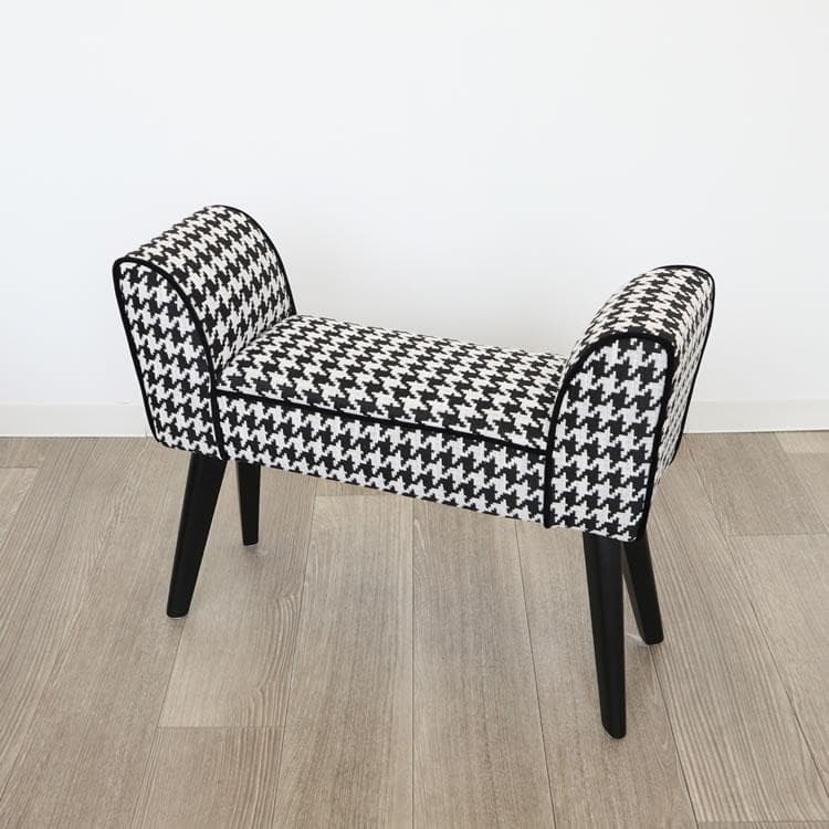 千鳥格子 スリムスツール 小型