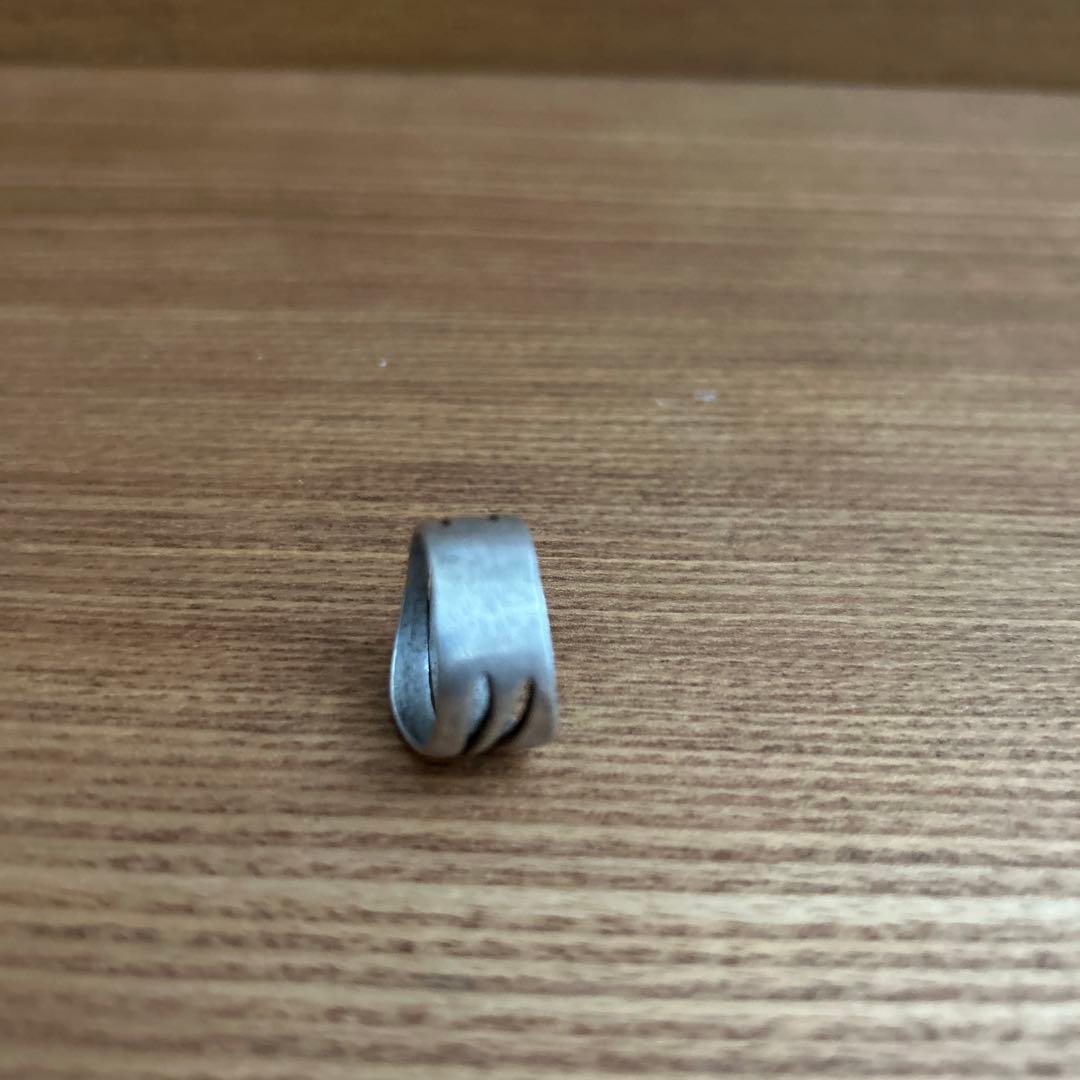 ハンドメイド シルバー 3連風リング