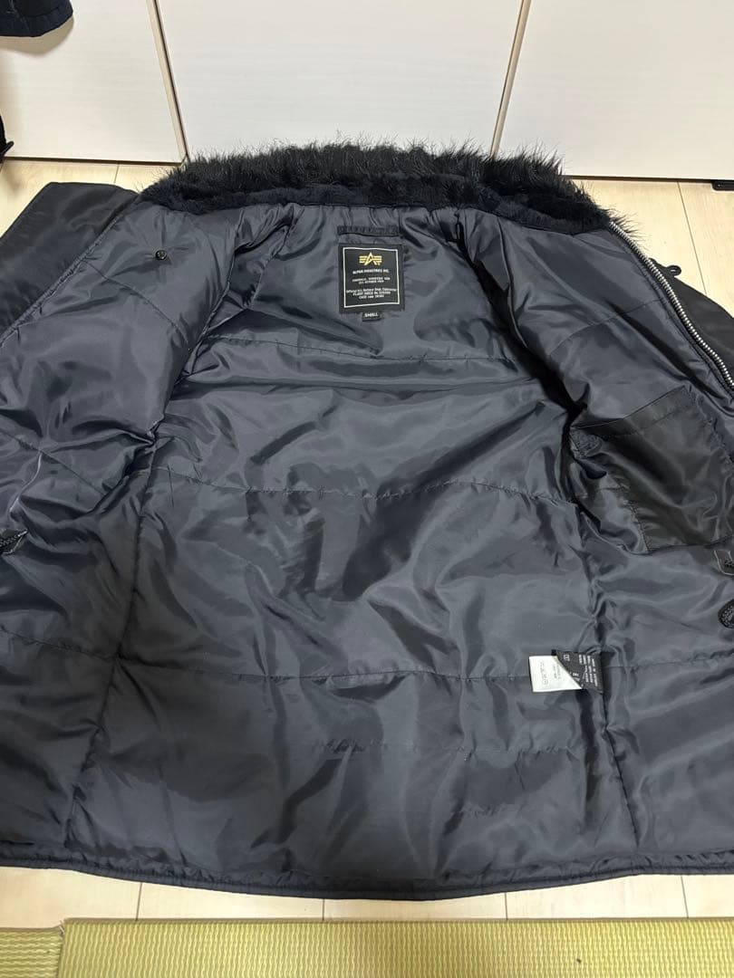 ALPHA アルファ社製　N-3B 日本規格　ジャパンフィット　スリムフィット黒