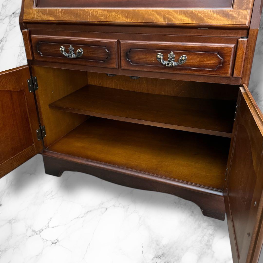 Karimoku カリモク ライティングディスク ダークブラウン コロニアル