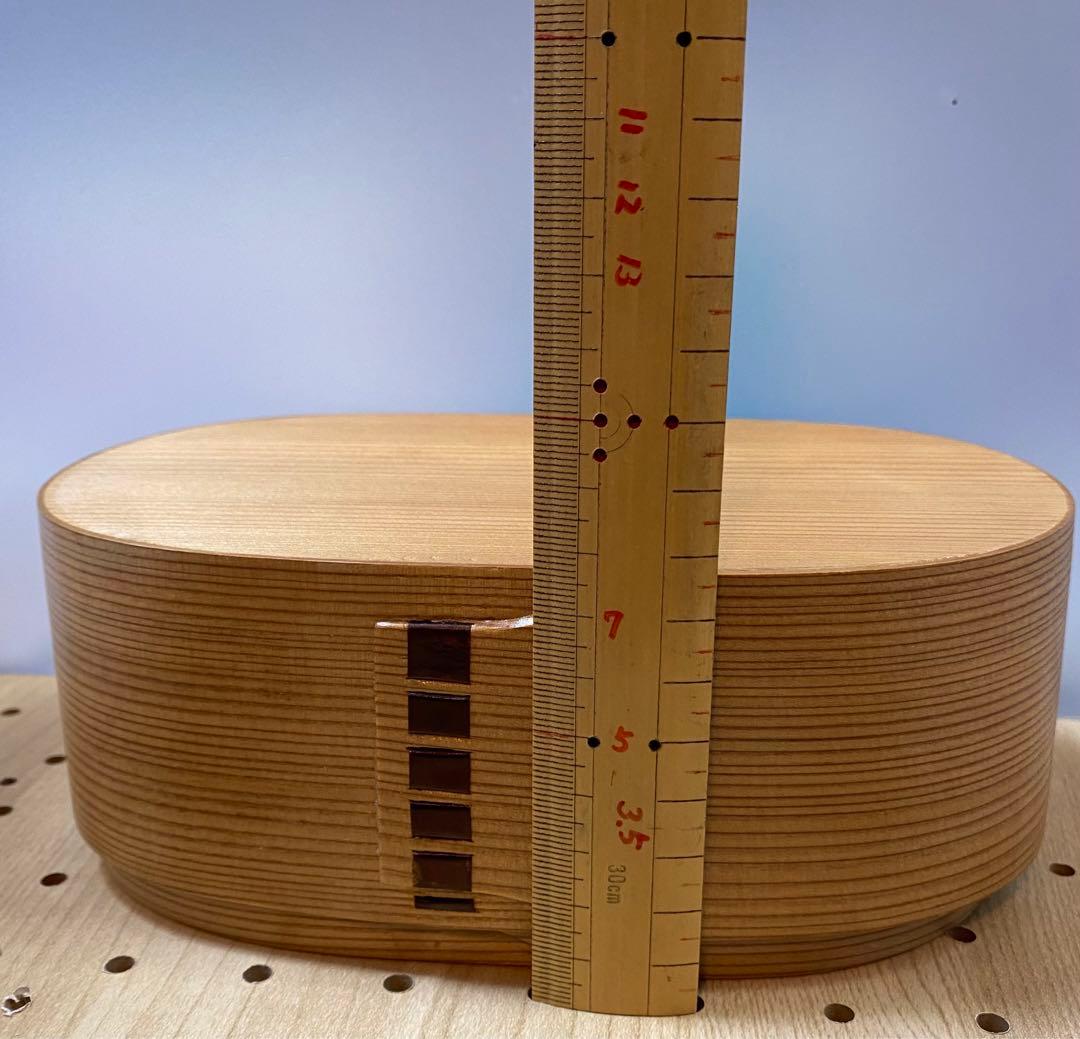 新品銘柄最後1点　わっぱ　特大 超軽量157g 自立巾着4柄選べる 940 cc