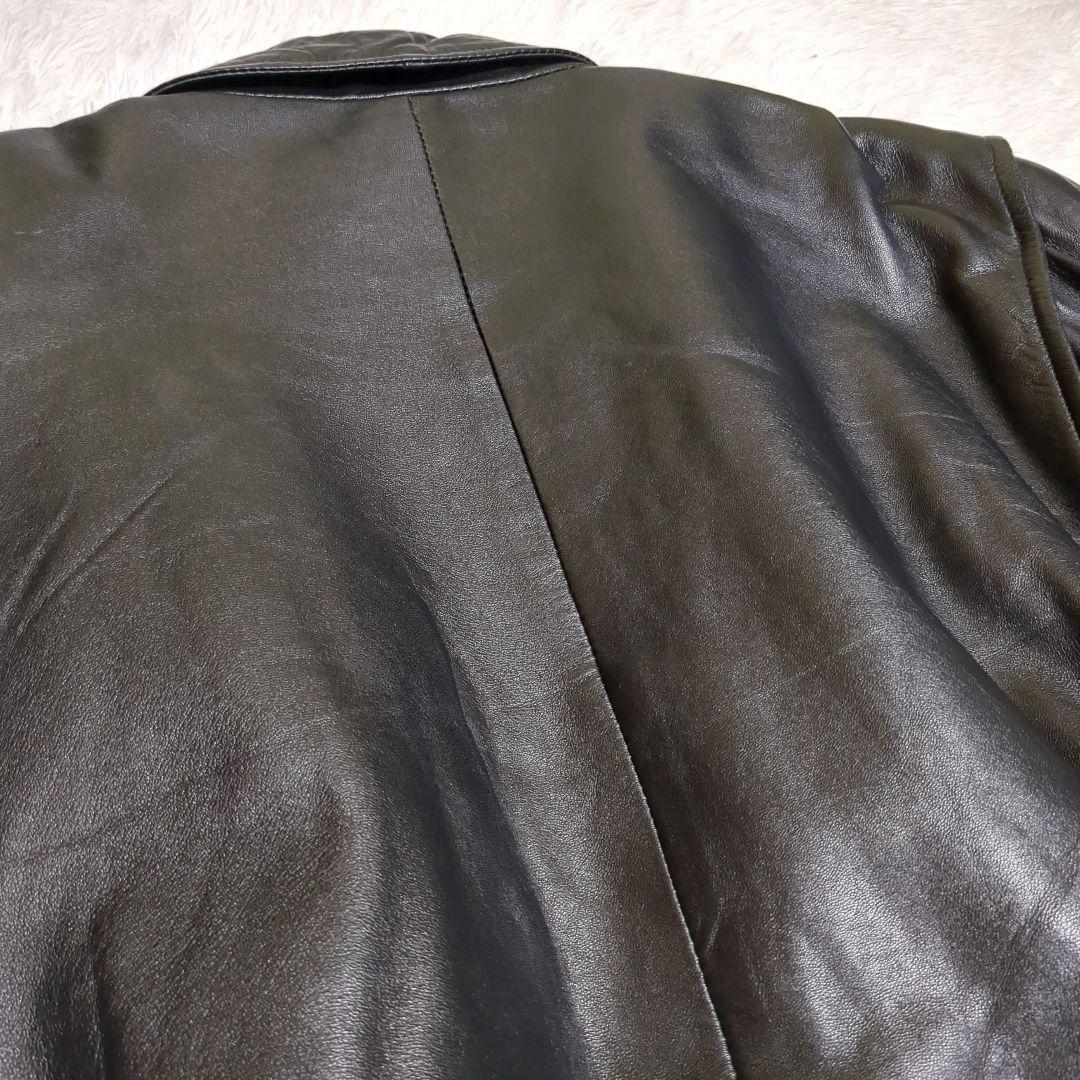 90's CWU-45P 羊革 フライトジャケット 黒 裏地金 グレンフィールド