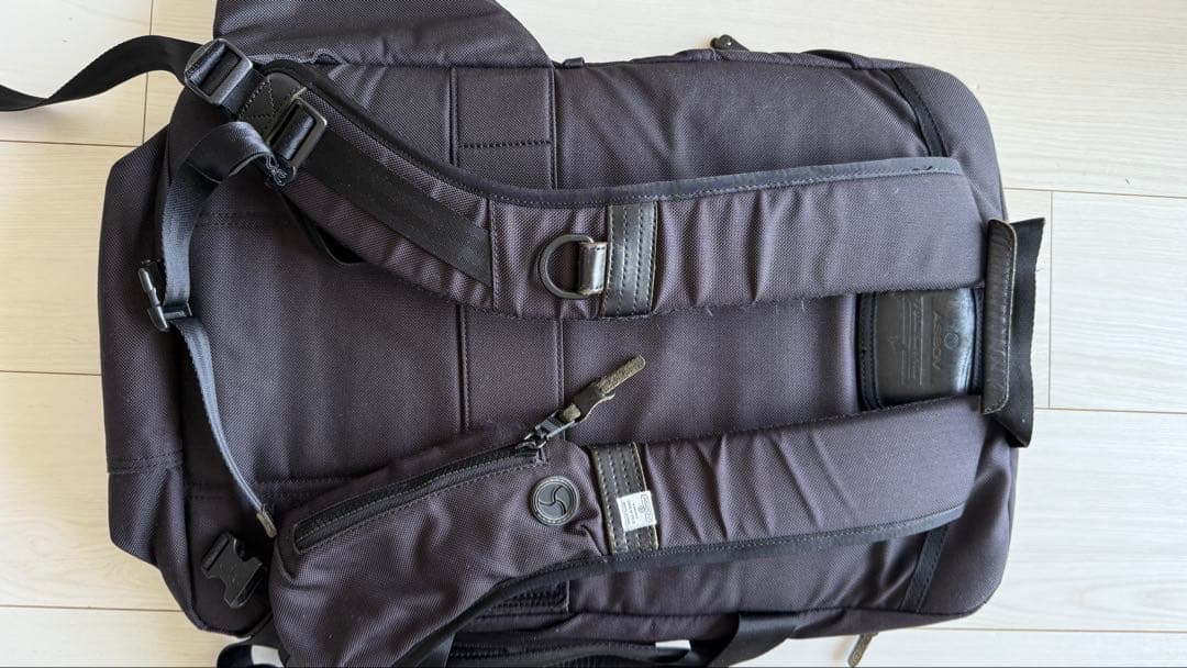 AS2OV コーデュラ ブラック バックパック