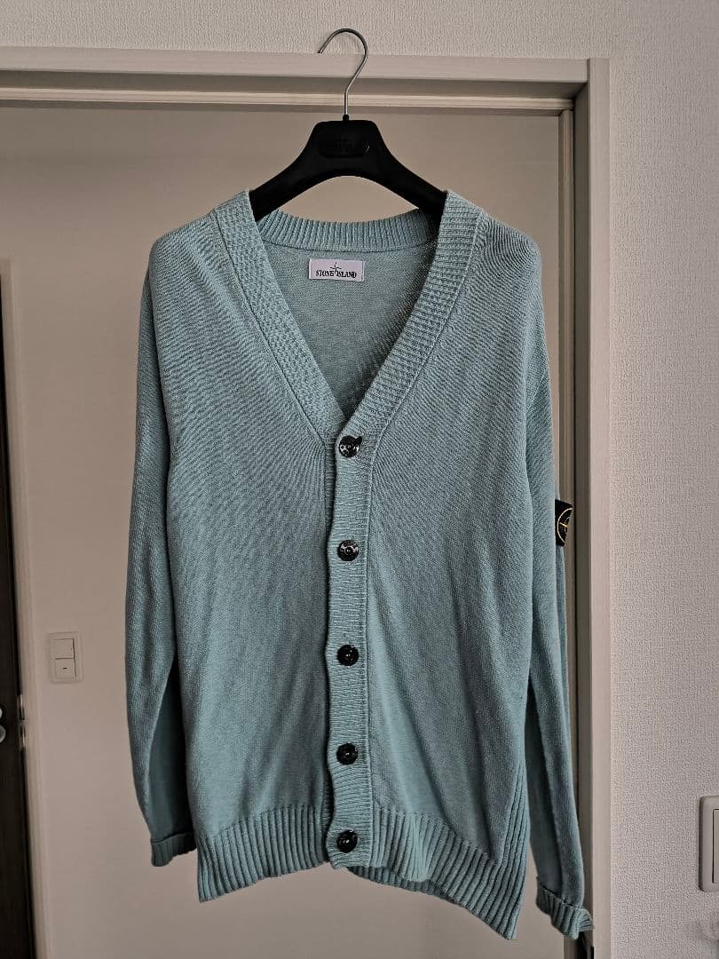 ストーンアイランド/コットンナイロン　カーディガン(22ss)