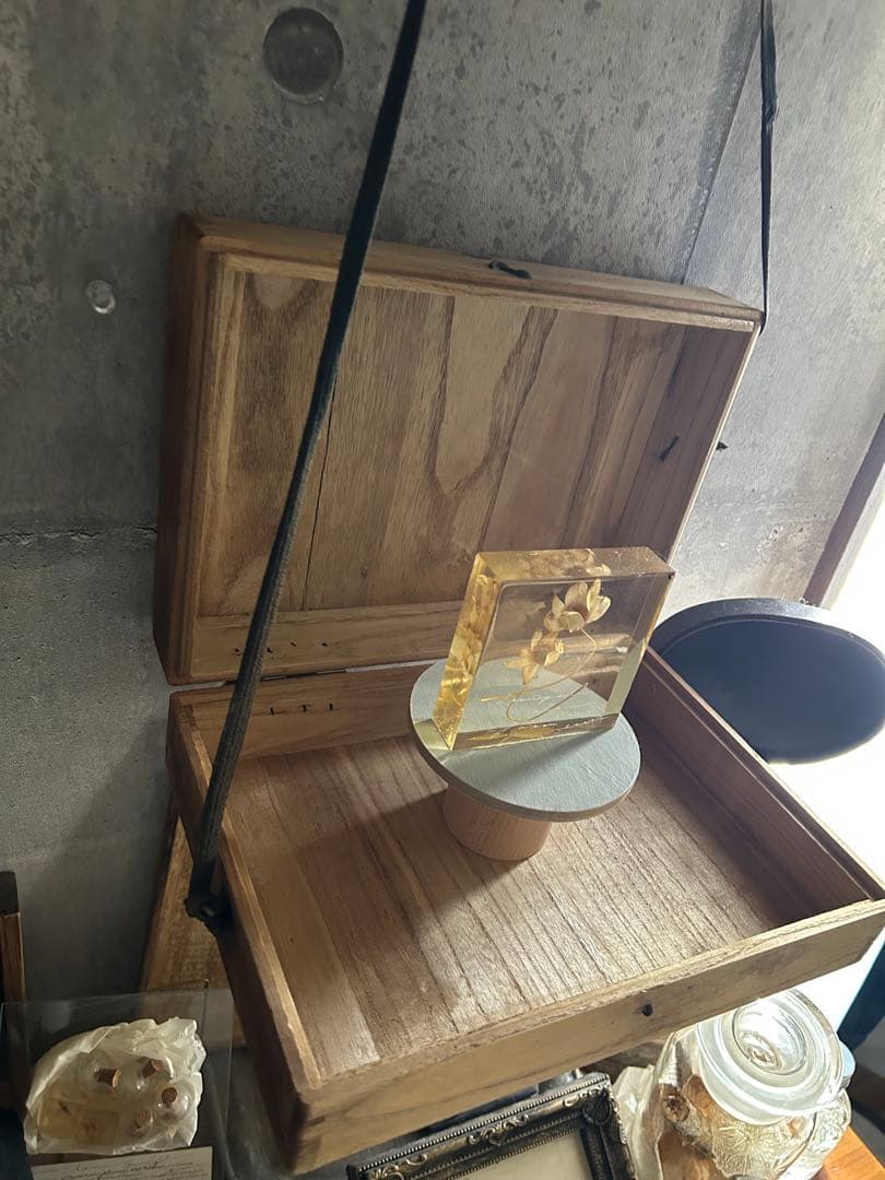 木箱 紐付き 古道具 アンティーク 桐箱