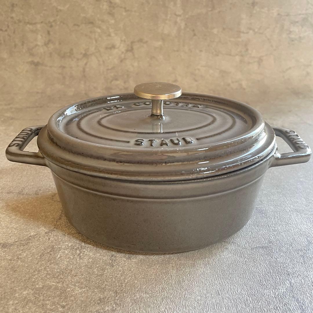 STAUB ストウブ ピコ ココット オーバル　15cm グレー