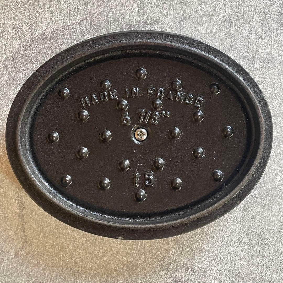 STAUB ストウブ ピコ ココット オーバル　15cm グレー