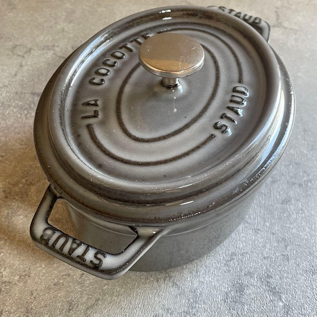 STAUB ストウブ ピコ ココット オーバル　15cm グレー