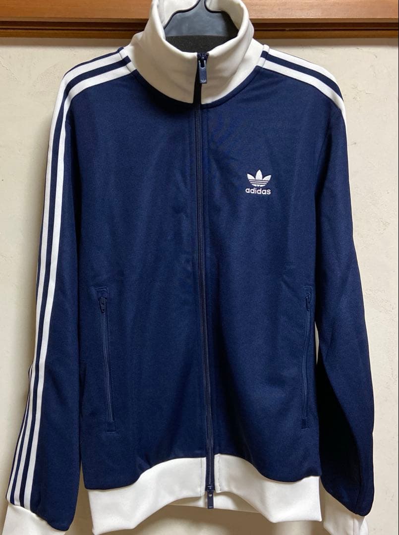 adidas ジャージ M ネイビー　トラックジャケット